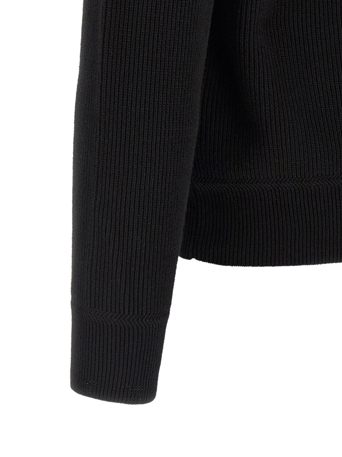 Stone Island Black Cotton Cardigan
