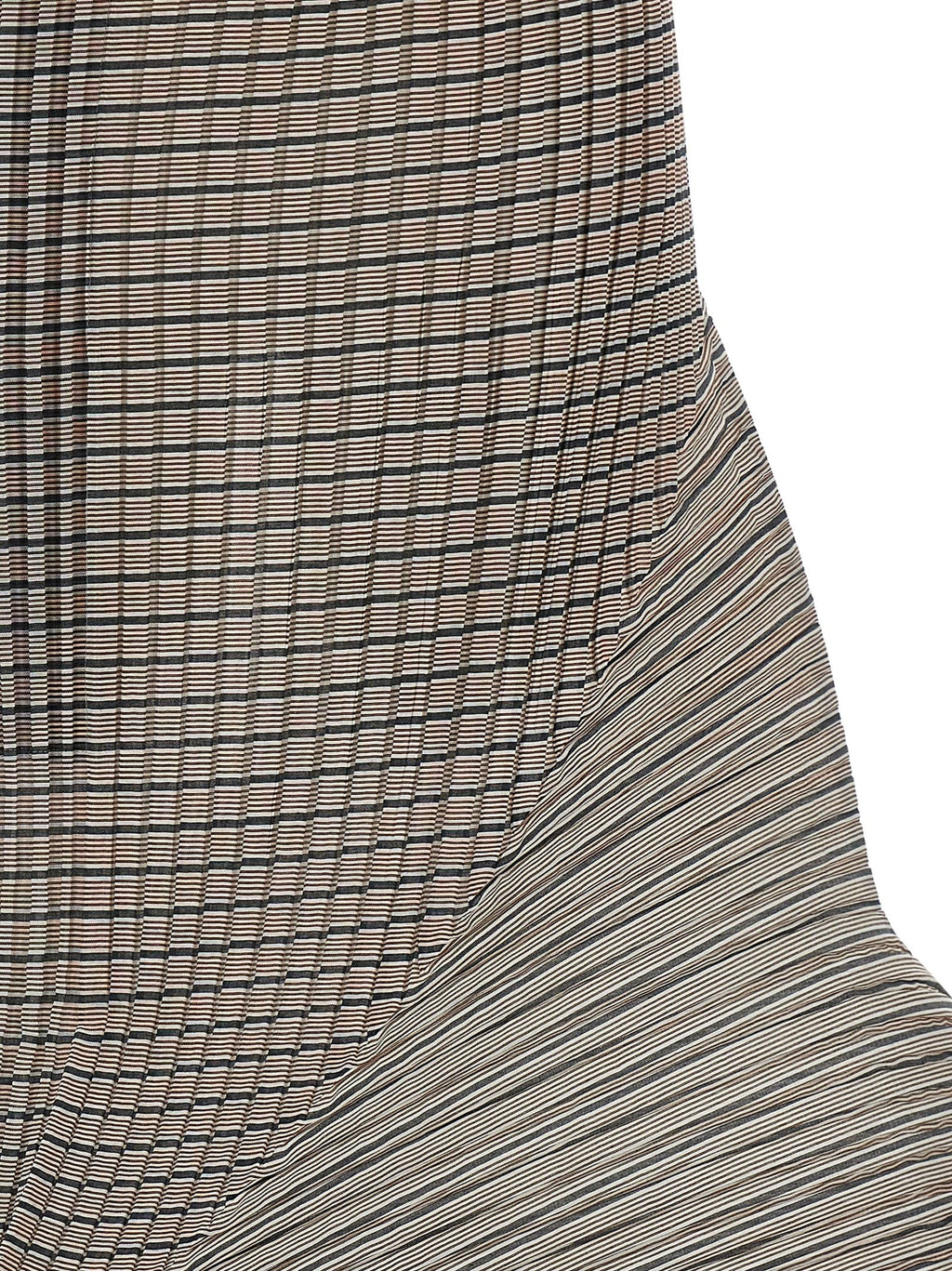 Issey Miyake Brown Polyester Mini Skirt