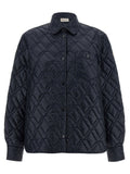 Moncler Blue Polyamide Shell Jacket