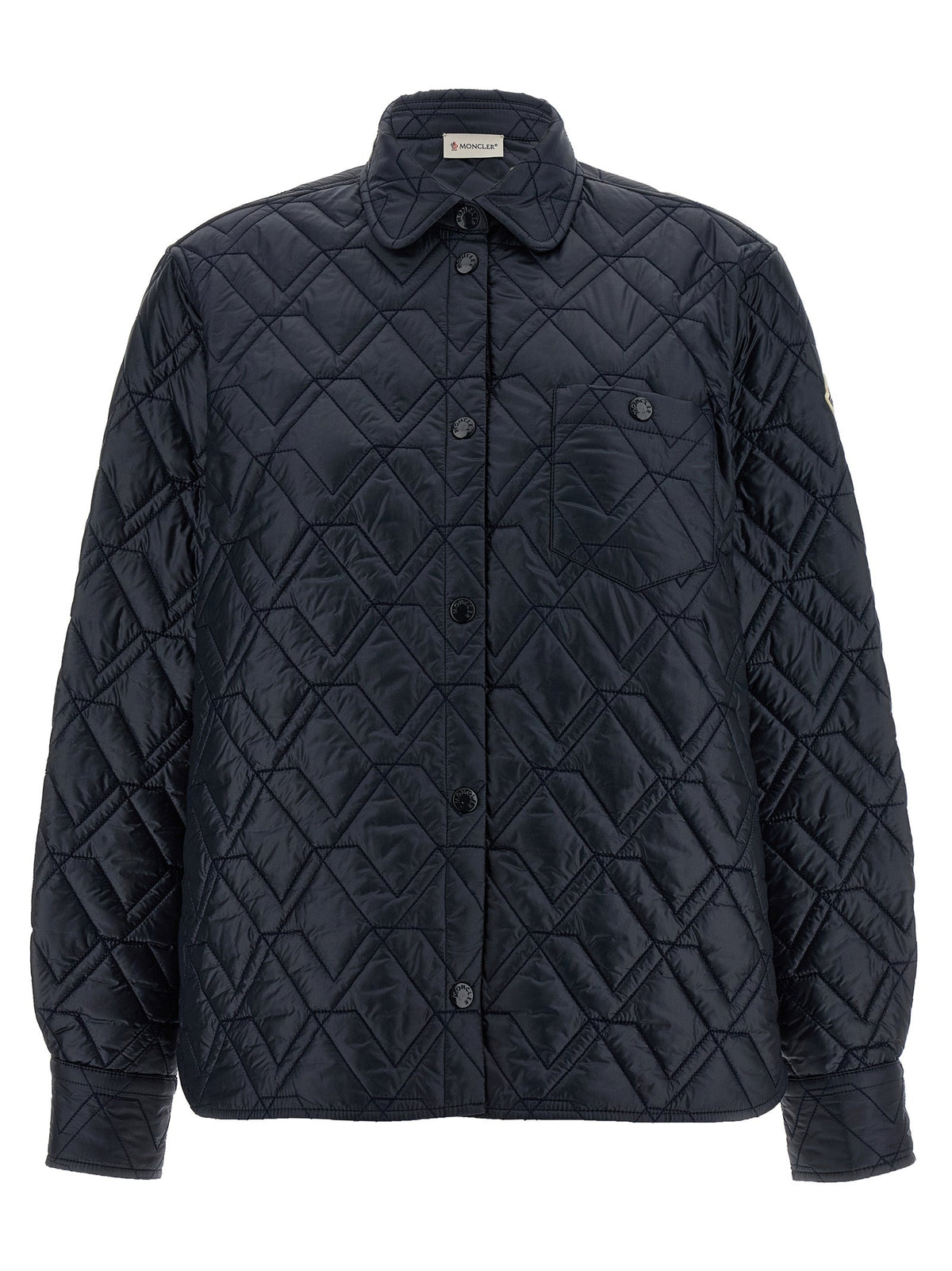 Moncler Blue Polyamide Shell Jacket