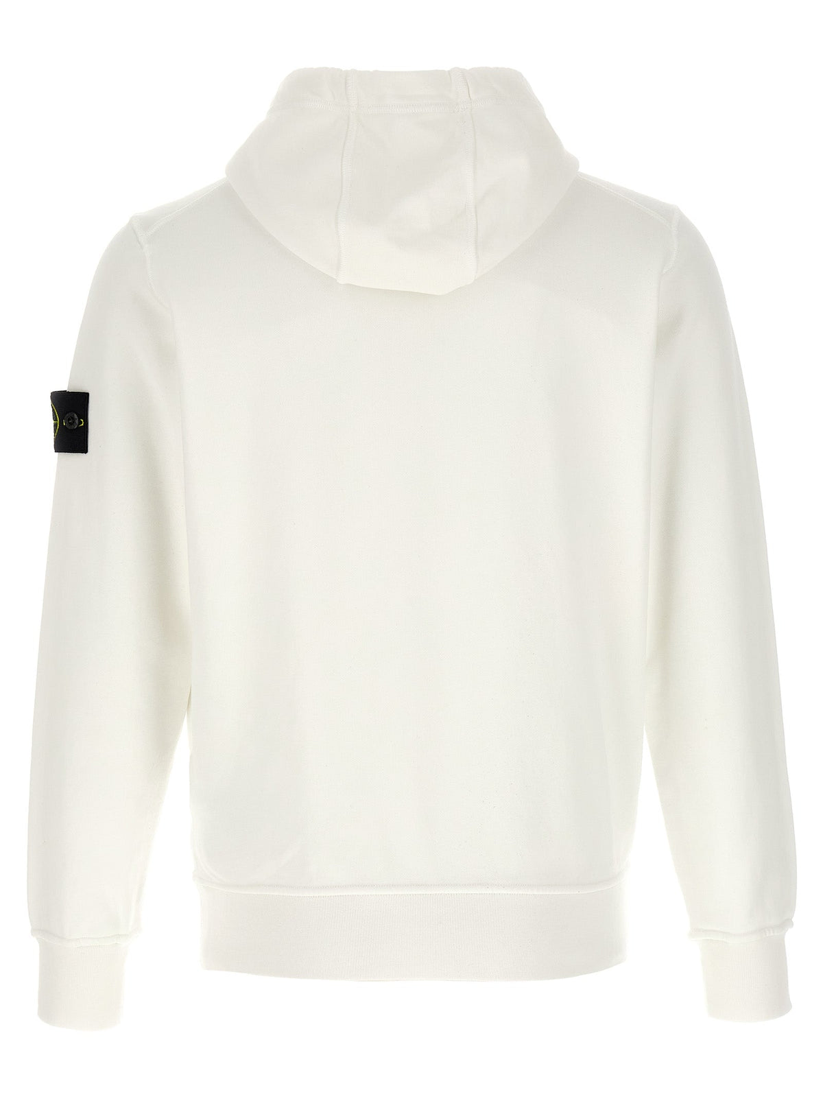 Stone Island White Cotton Sweatshirt