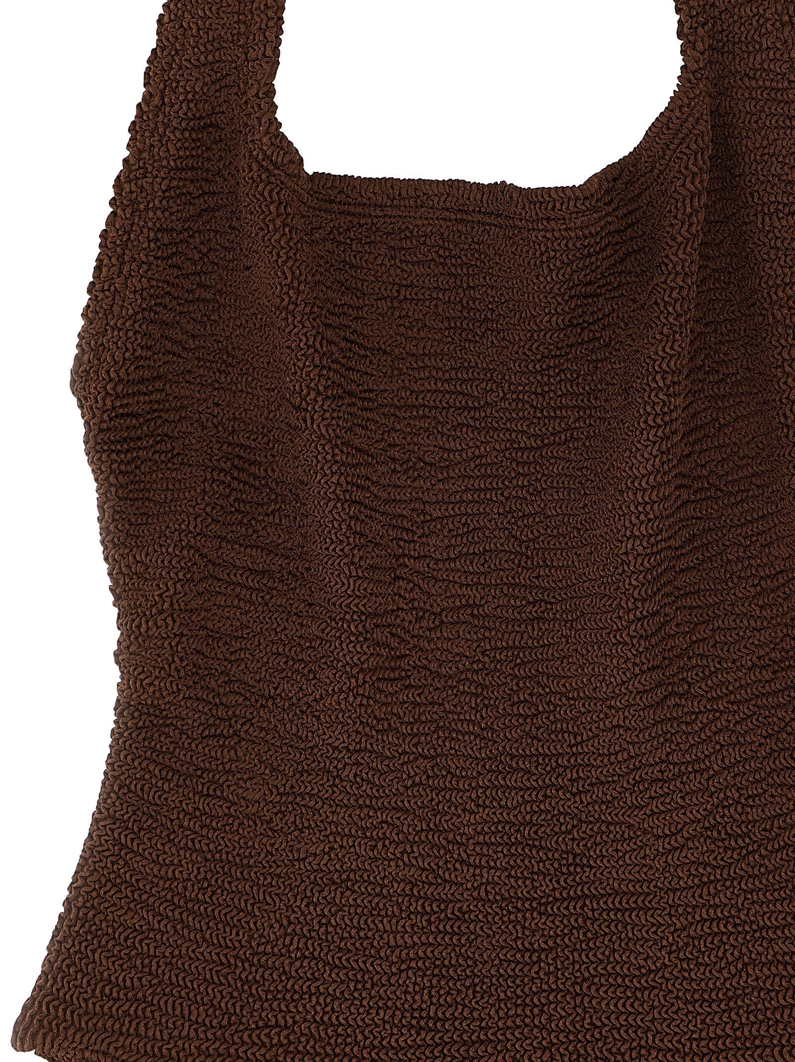 Hunza G Brown Polyamide One-Piece Swimsuit