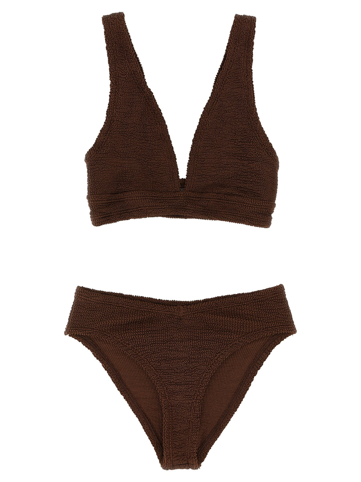 Hunza G Brown Polyamide Bikini