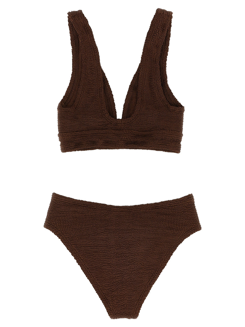 Hunza G Brown Polyamide Bikini