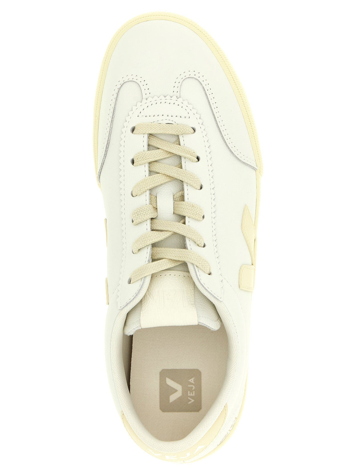 Veja White Calfskin Sneakers