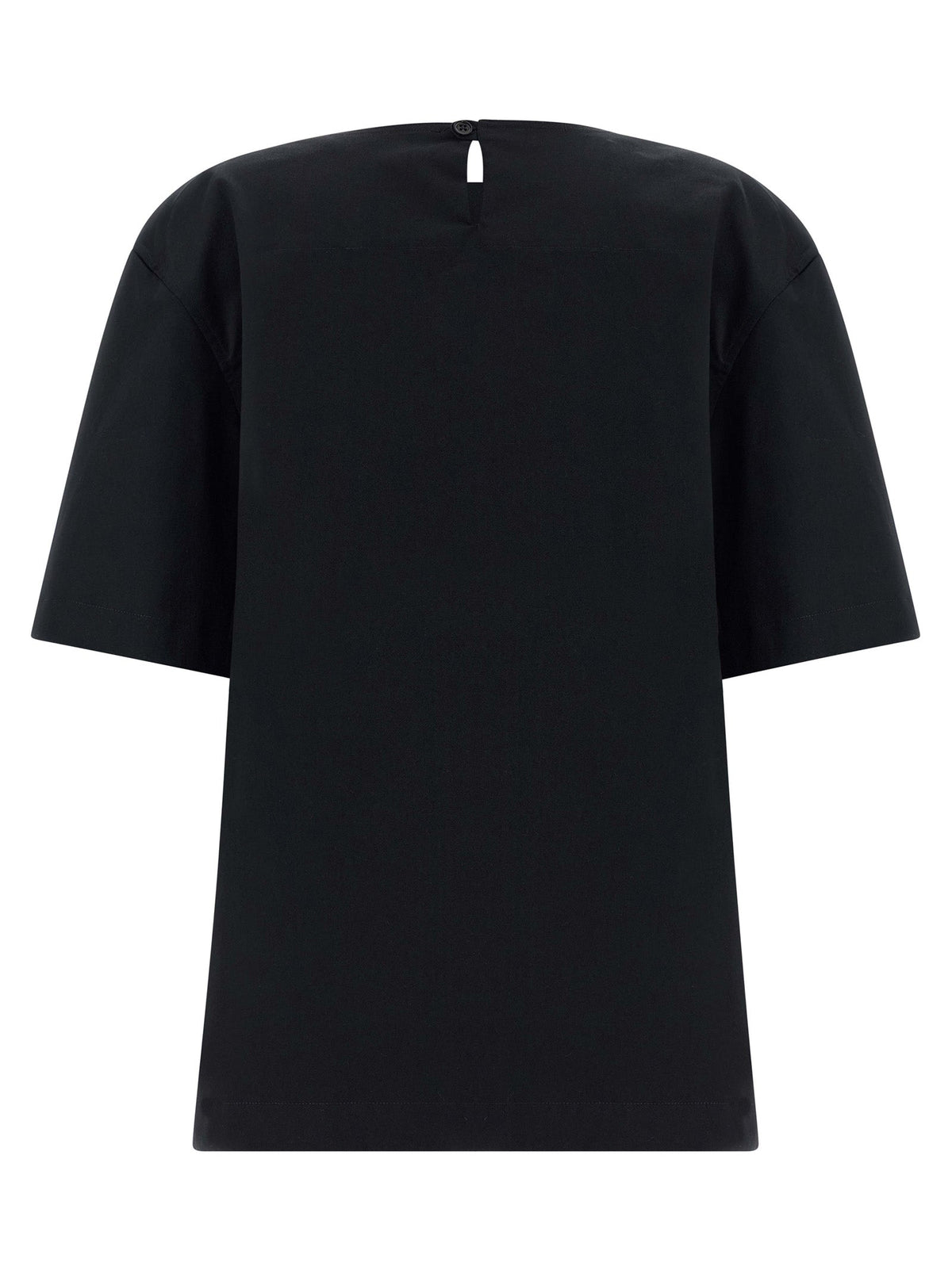 THELATEST Black Cotton T-Shirt