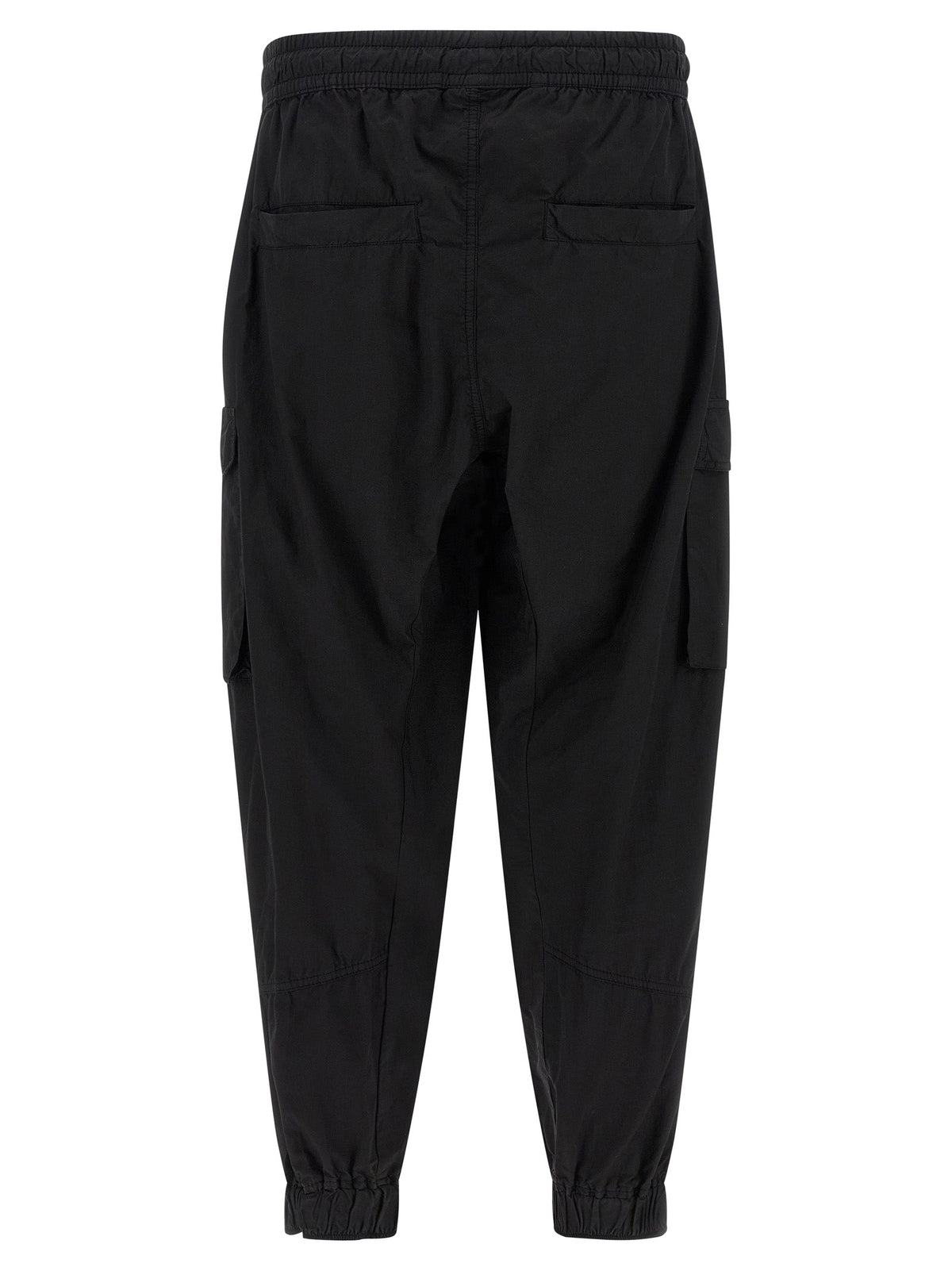 Thom Krom Black Organic Cotton Cargo Pants