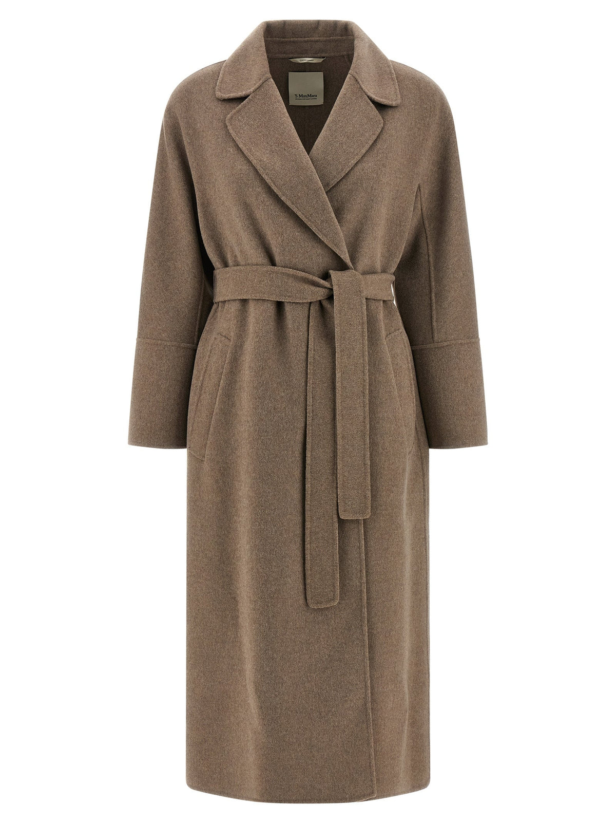 'S Max Mara Brown Virgin Wool Coat