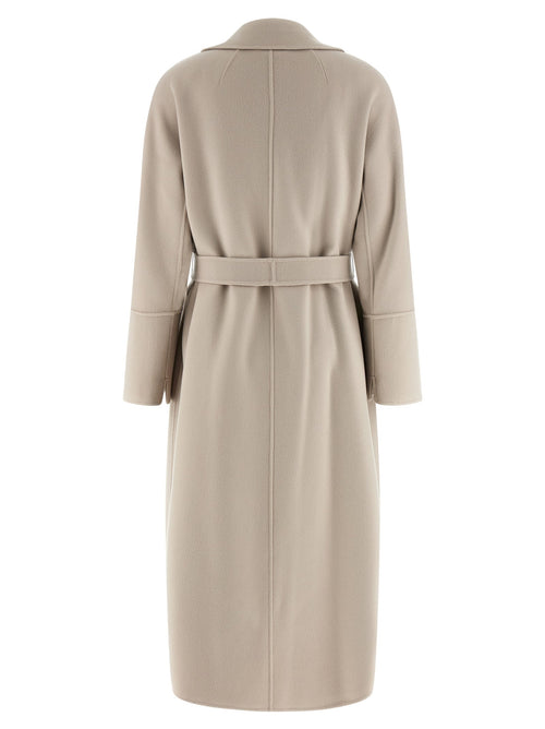 'S Max Mara Beige Virgin Wool Coat