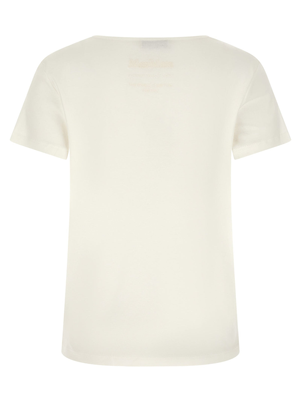 'S Max Mara White Cotton T-Shirt