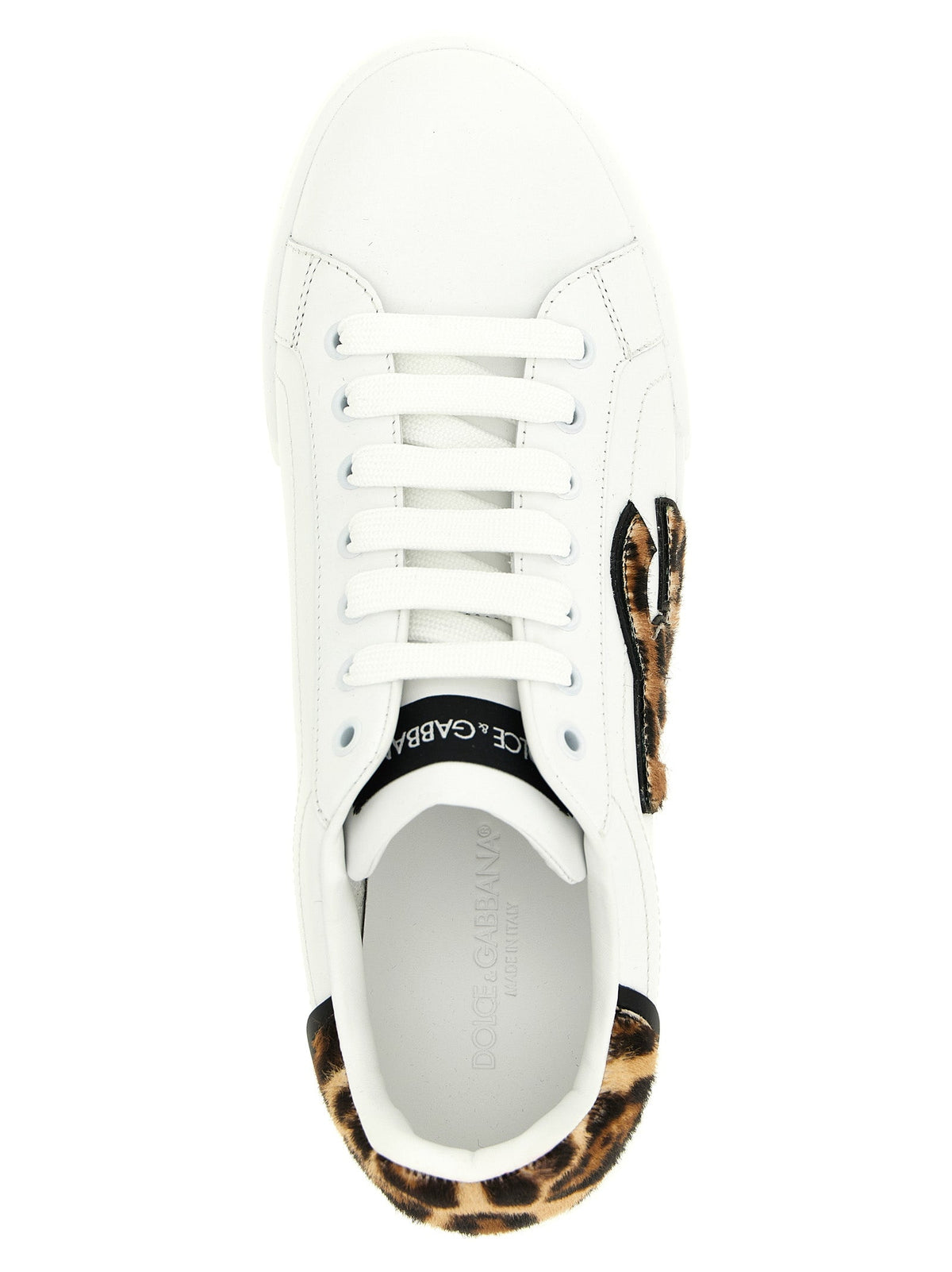 Dolce & Gabbana Brown Calfskin Low Top Sneakers