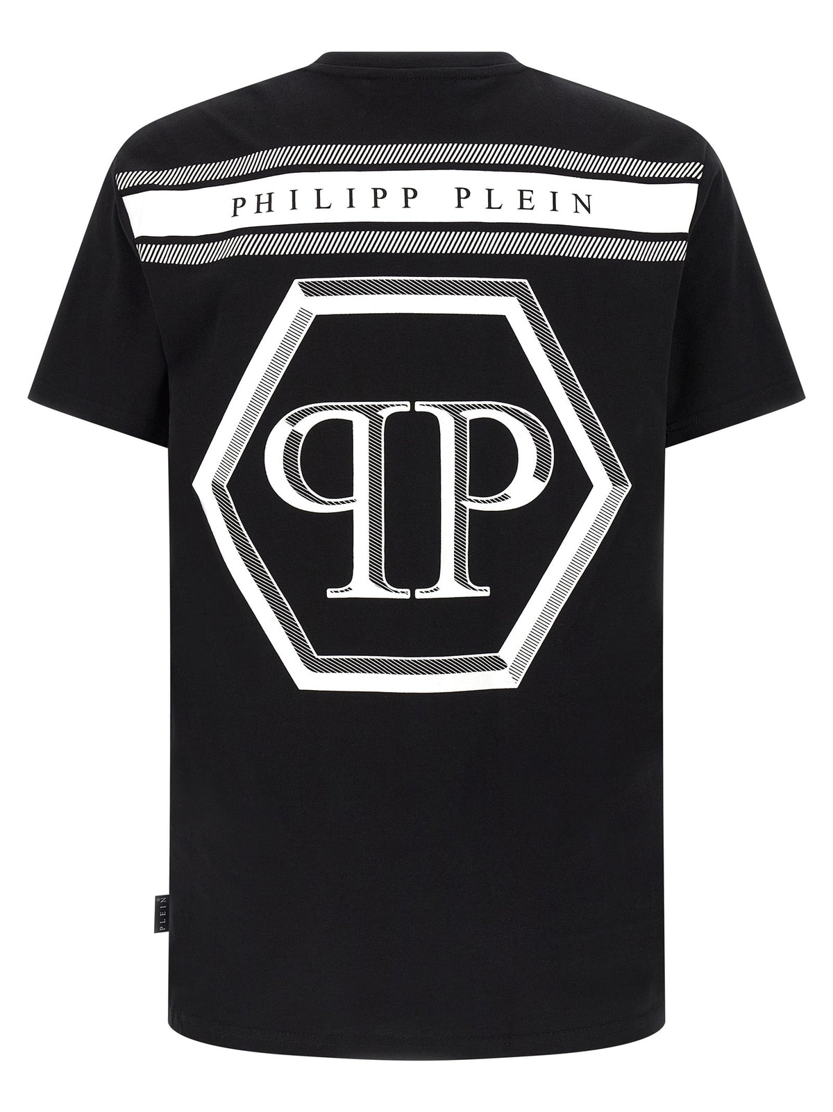 Philipp Plein Black Cotton T-Shirt