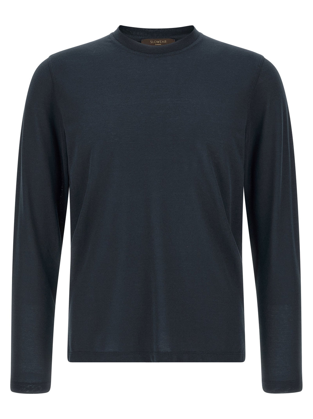 ZANONE Blue Cotton T-Shirt
