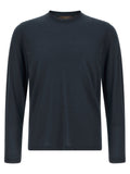 ZANONE Blue Cotton T-Shirt