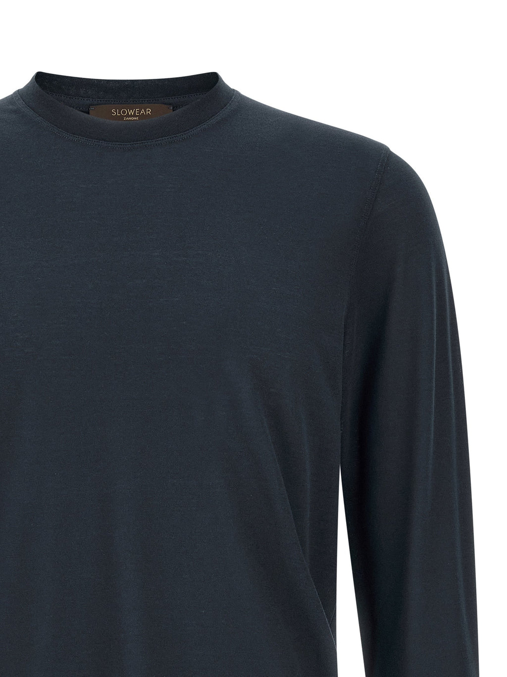 ZANONE Blue Cotton T-Shirt
