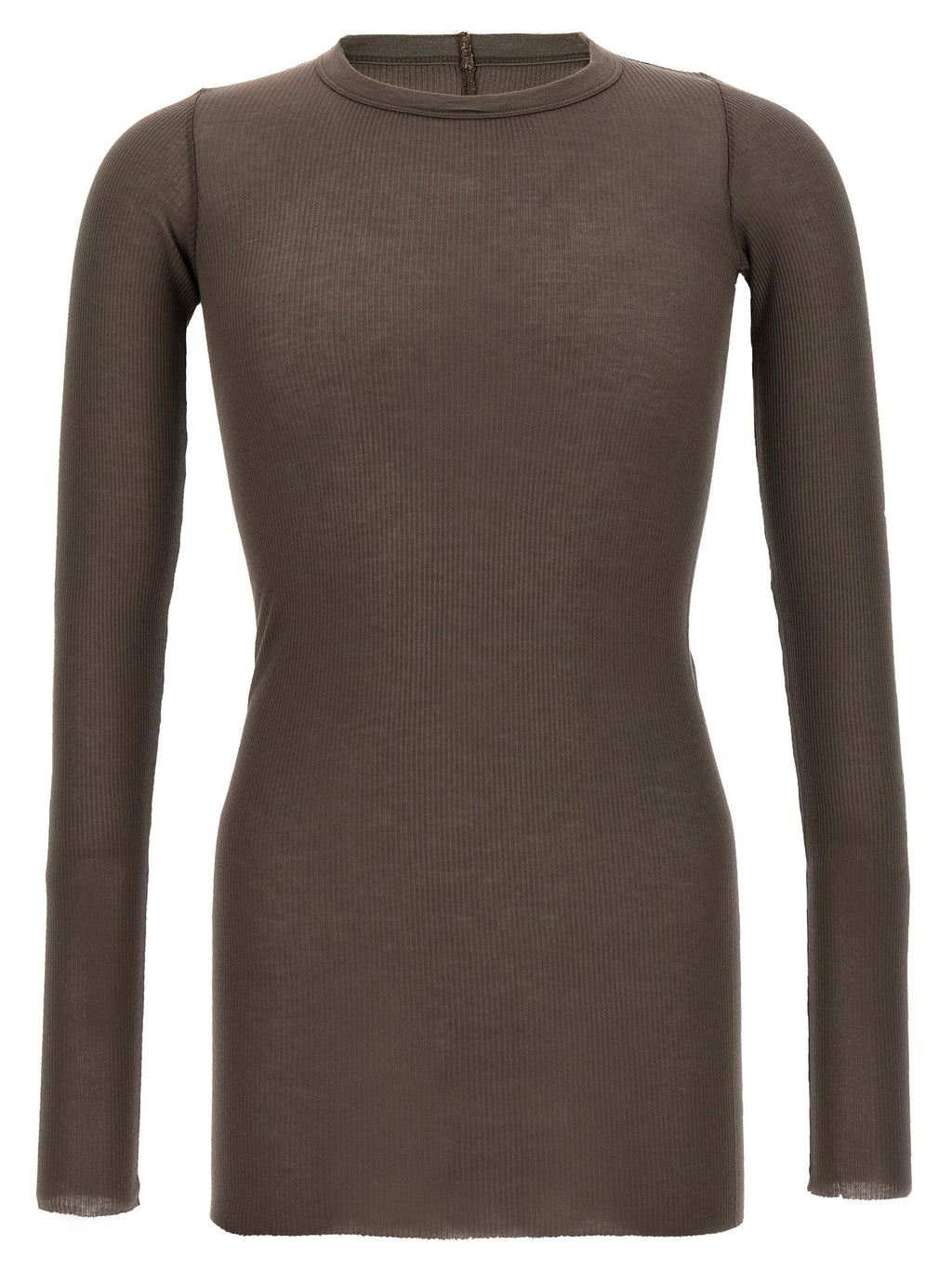 Rick Owens Gray Viscose T-Shirt