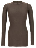 Rick Owens Gray Viscose T-Shirt