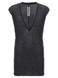 Rick Owens Black Cotton T-Shirt