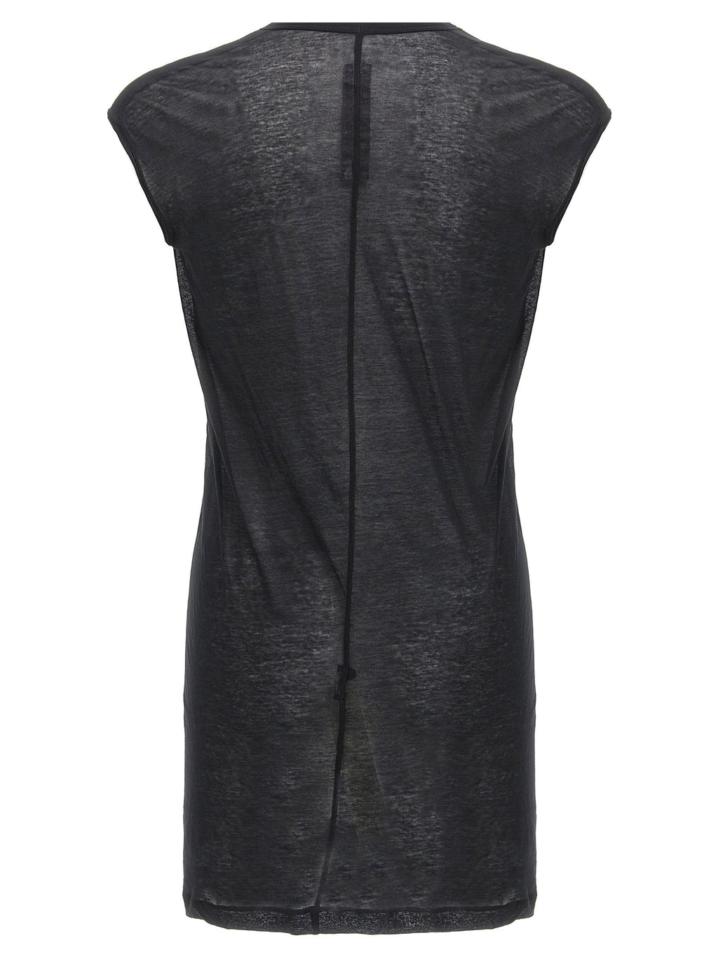Rick Owens Black Cotton T-Shirt