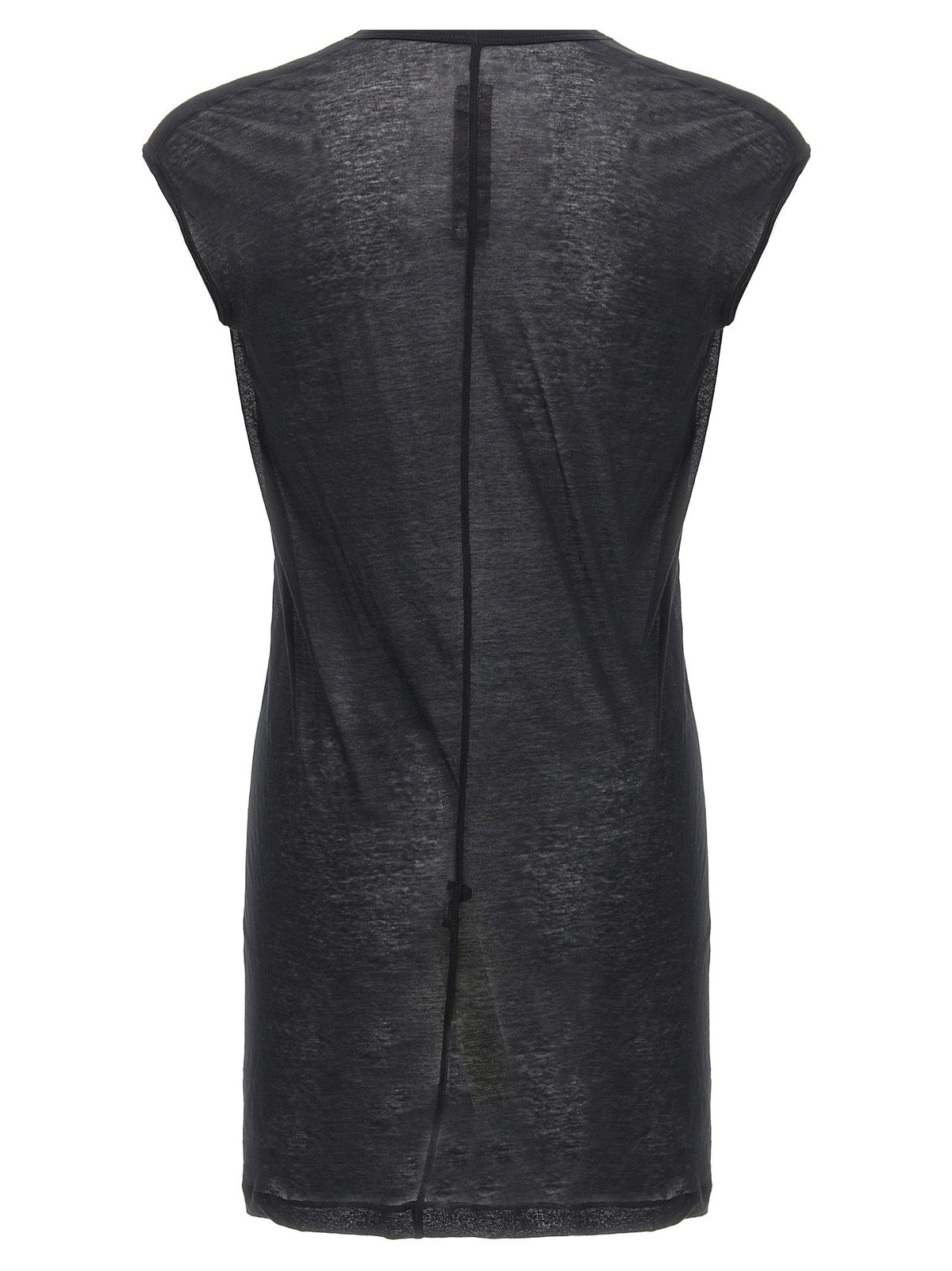 Rick Owens Black Cotton T-Shirt
