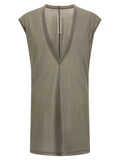 Rick Owens Gray Cotton T-Shirt