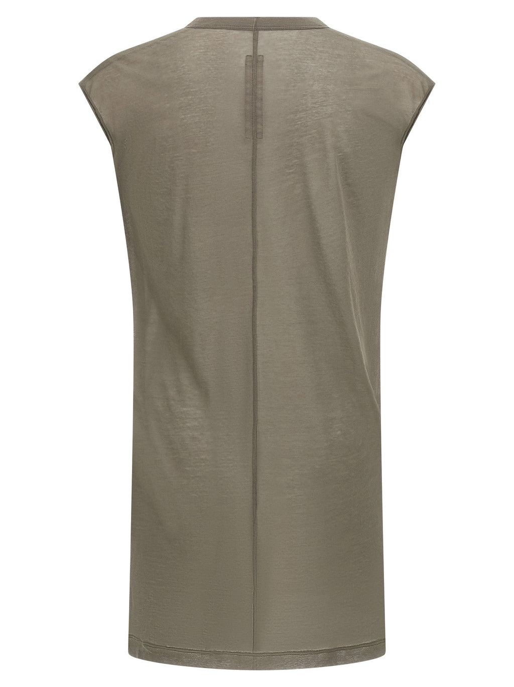 Rick Owens Gray Cotton T-Shirt