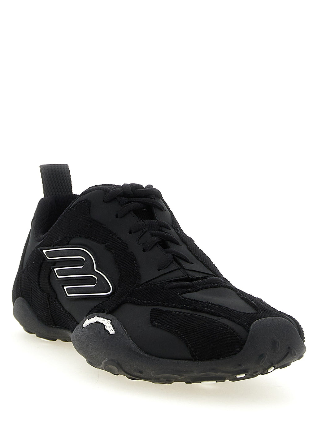 Balenciaga Black Polyester Athletic Sneakers
