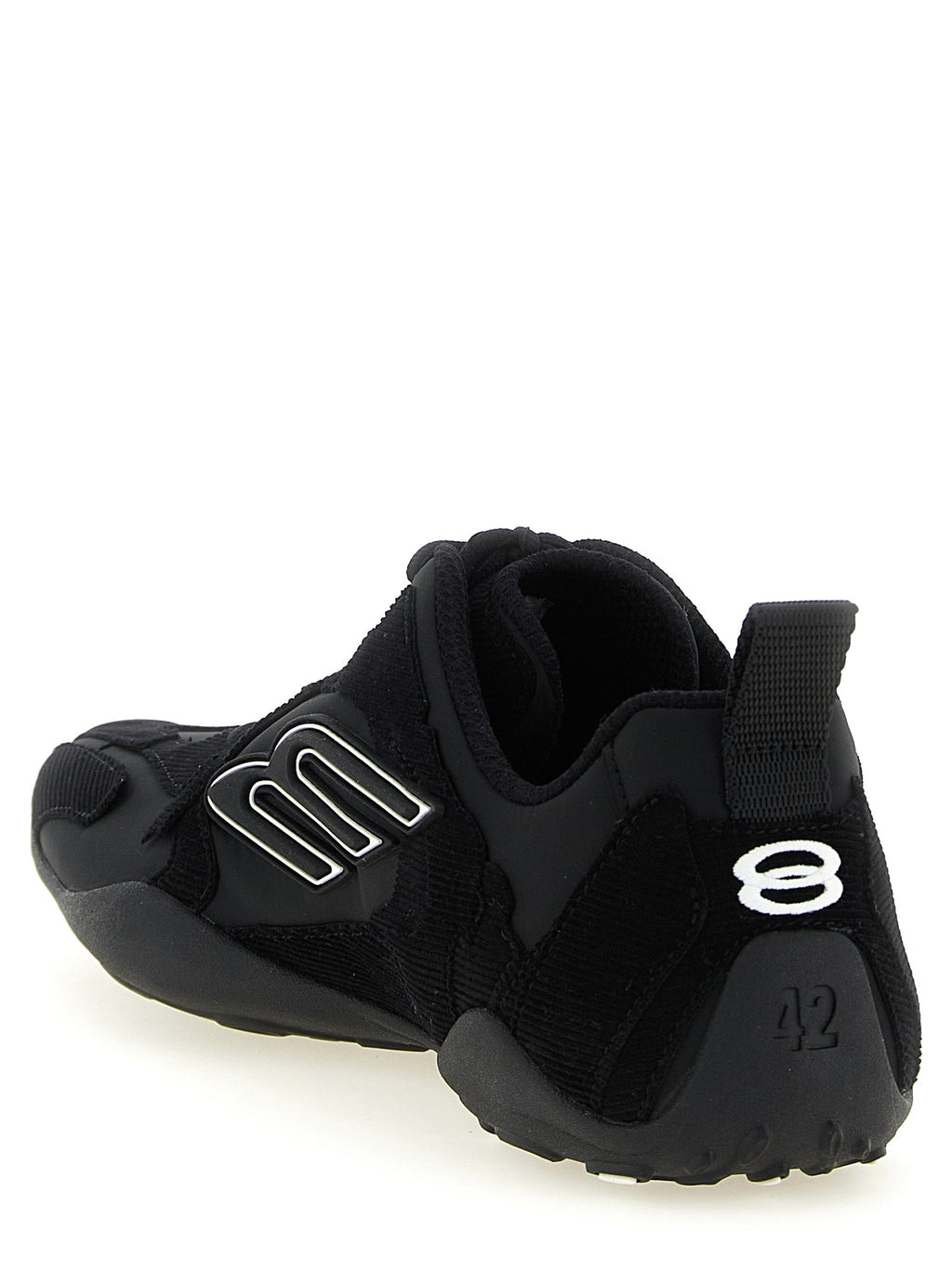 Balenciaga Black Polyester Athletic Sneakers