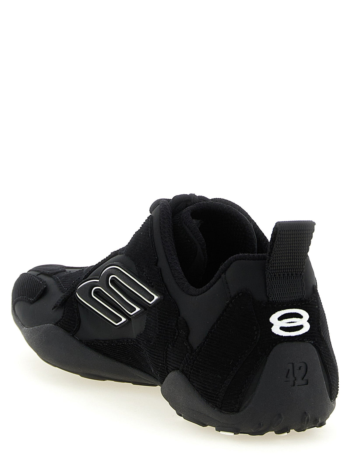 Balenciaga Black Polyester Athletic Sneakers