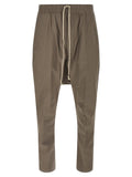 Rick Owens Gray Cotton Casual Pants