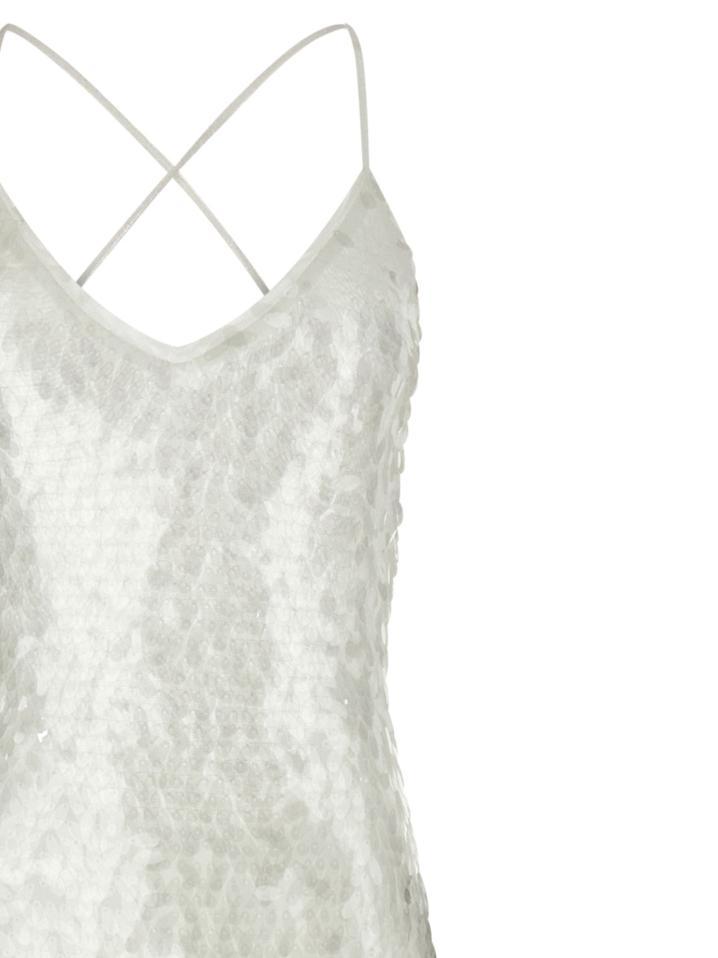 Norma Kamali White Polyamide Long Dress