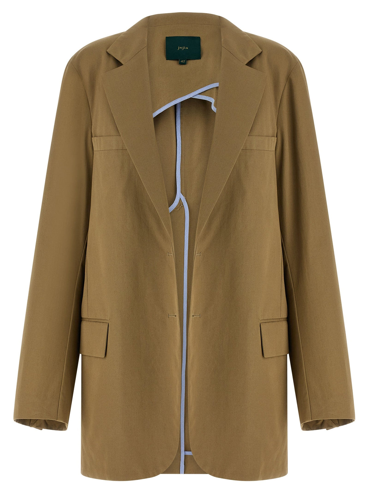 MAISON JEJIA Beige Cotton Blazer