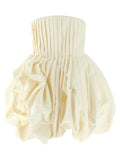 Carolina Herrera White Silk Short Dress