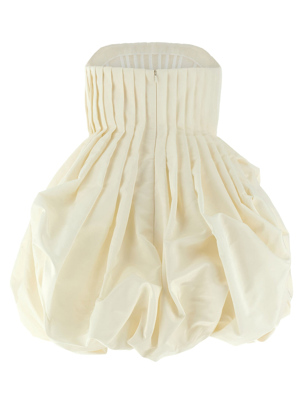 Carolina Herrera White Silk Short Dress