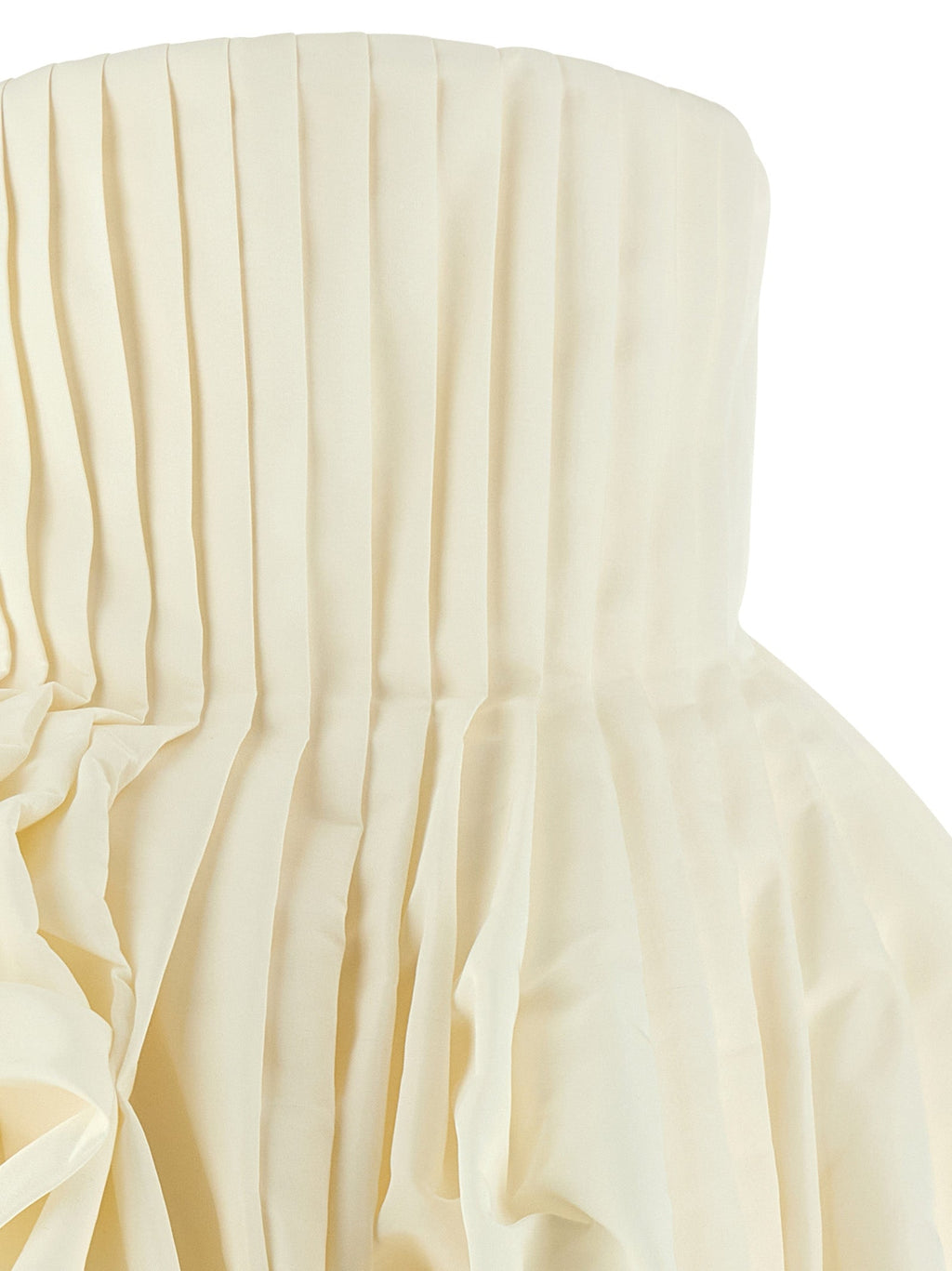 Carolina Herrera White Silk Short Dress