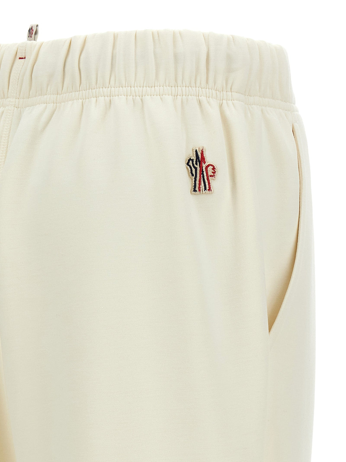 Moncler Grenoble White Polyester Joggers (Workout Pants)