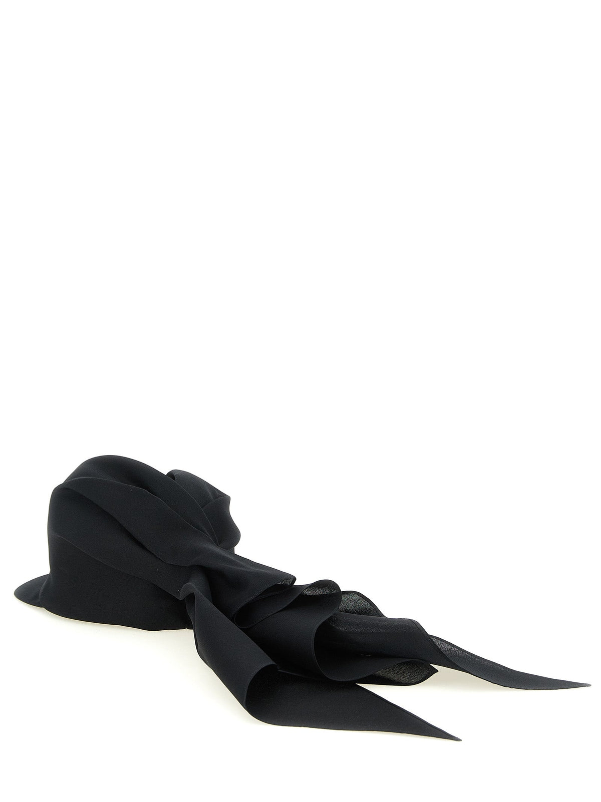 Balenciaga Black Silk Cap (Baseball Hat)