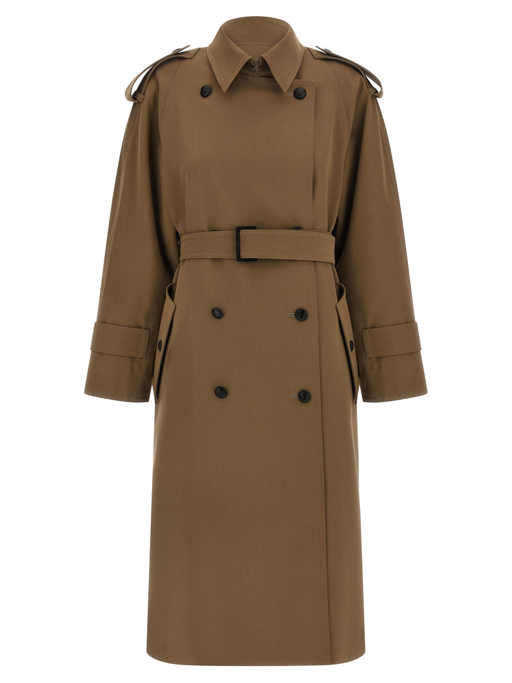Max Mara Brown Virgin Wool Coat