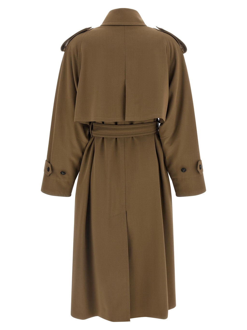 Max Mara Brown Virgin Wool Coat