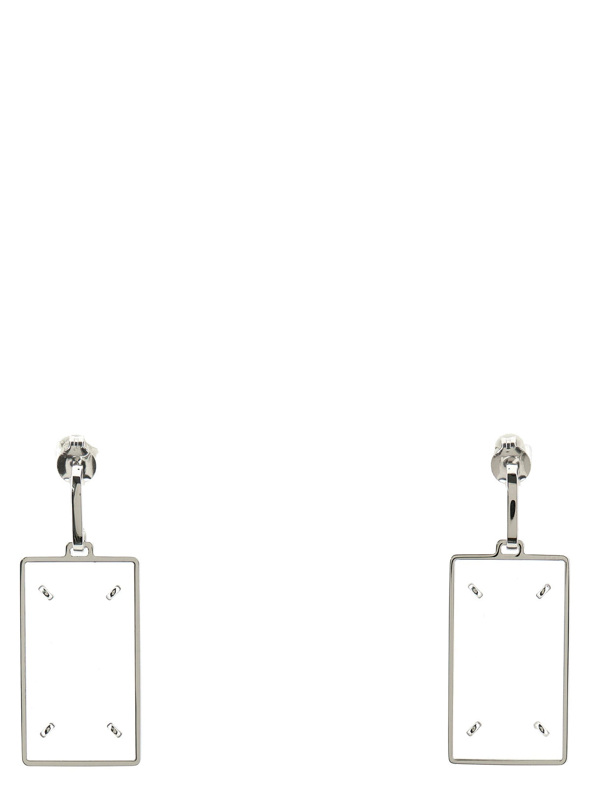 Maison Margiela Silver Brass Earrings