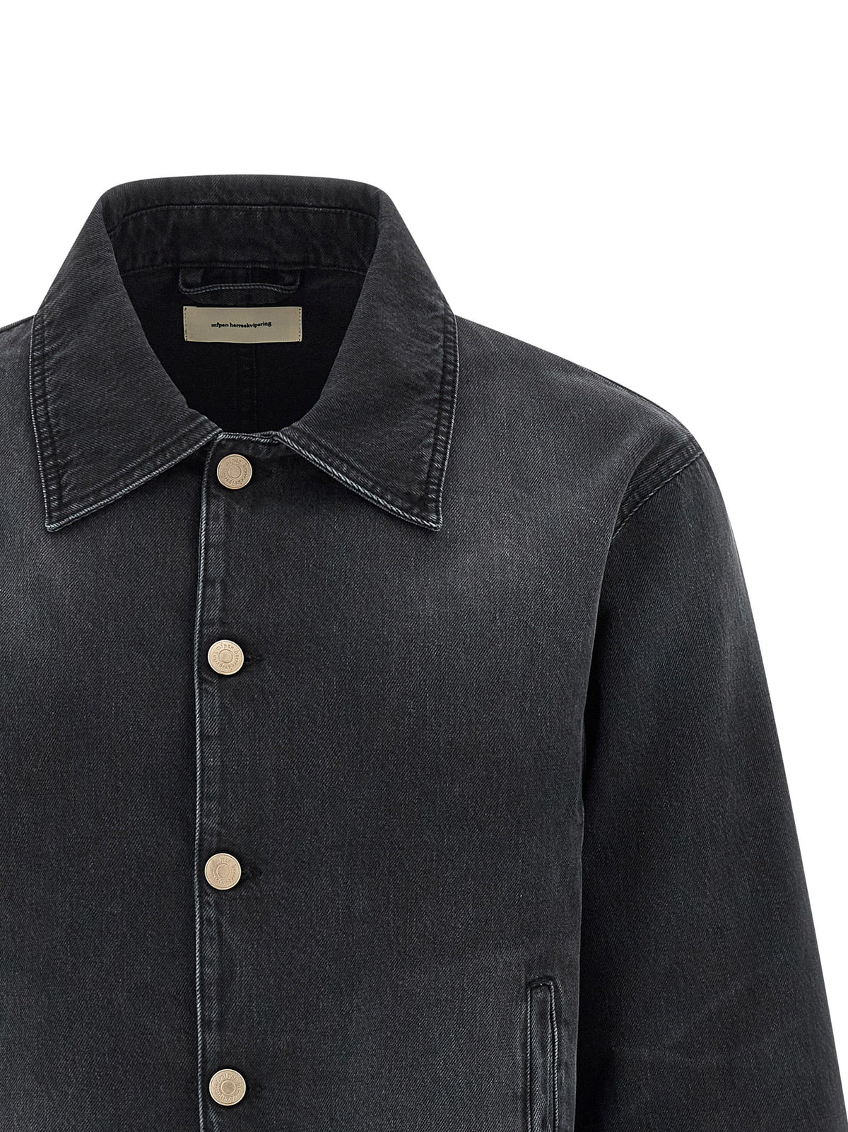 MFPEN Black Organic Cotton Denim Jacket