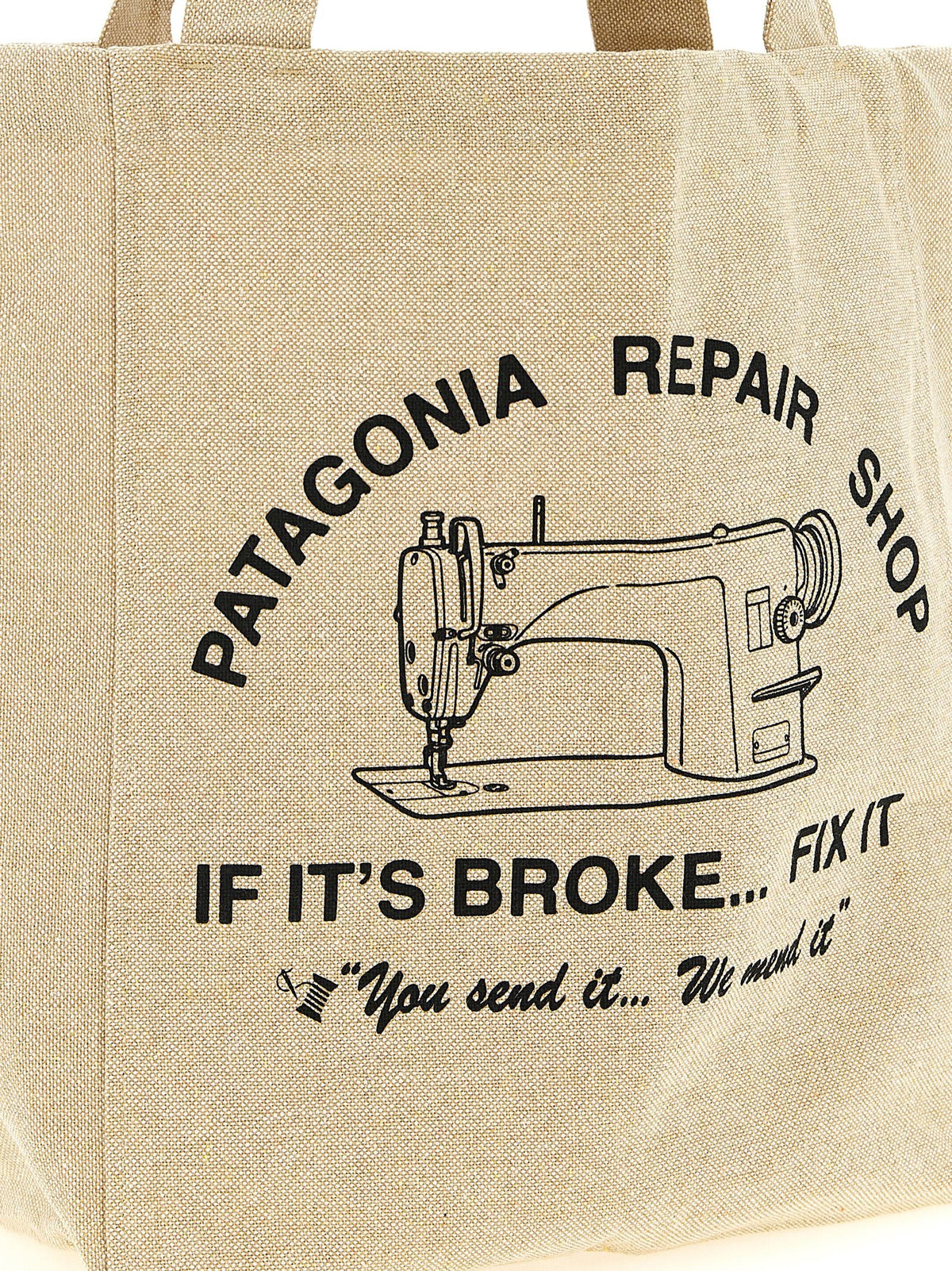 PATAGONIA Beige Cotton Tote Bag