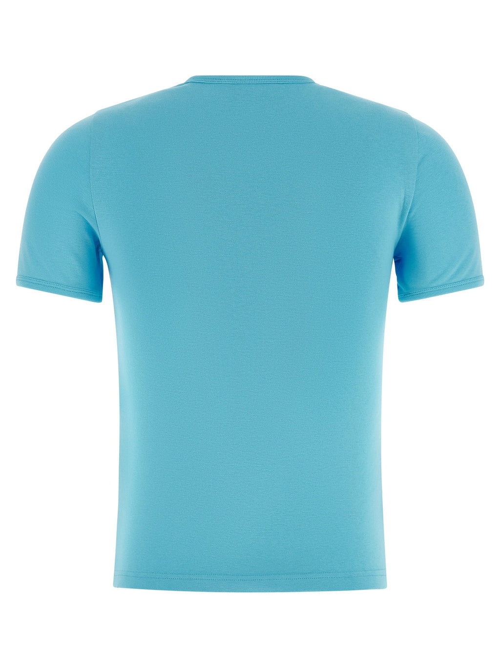 Courrèges Blue Cotton T-Shirt