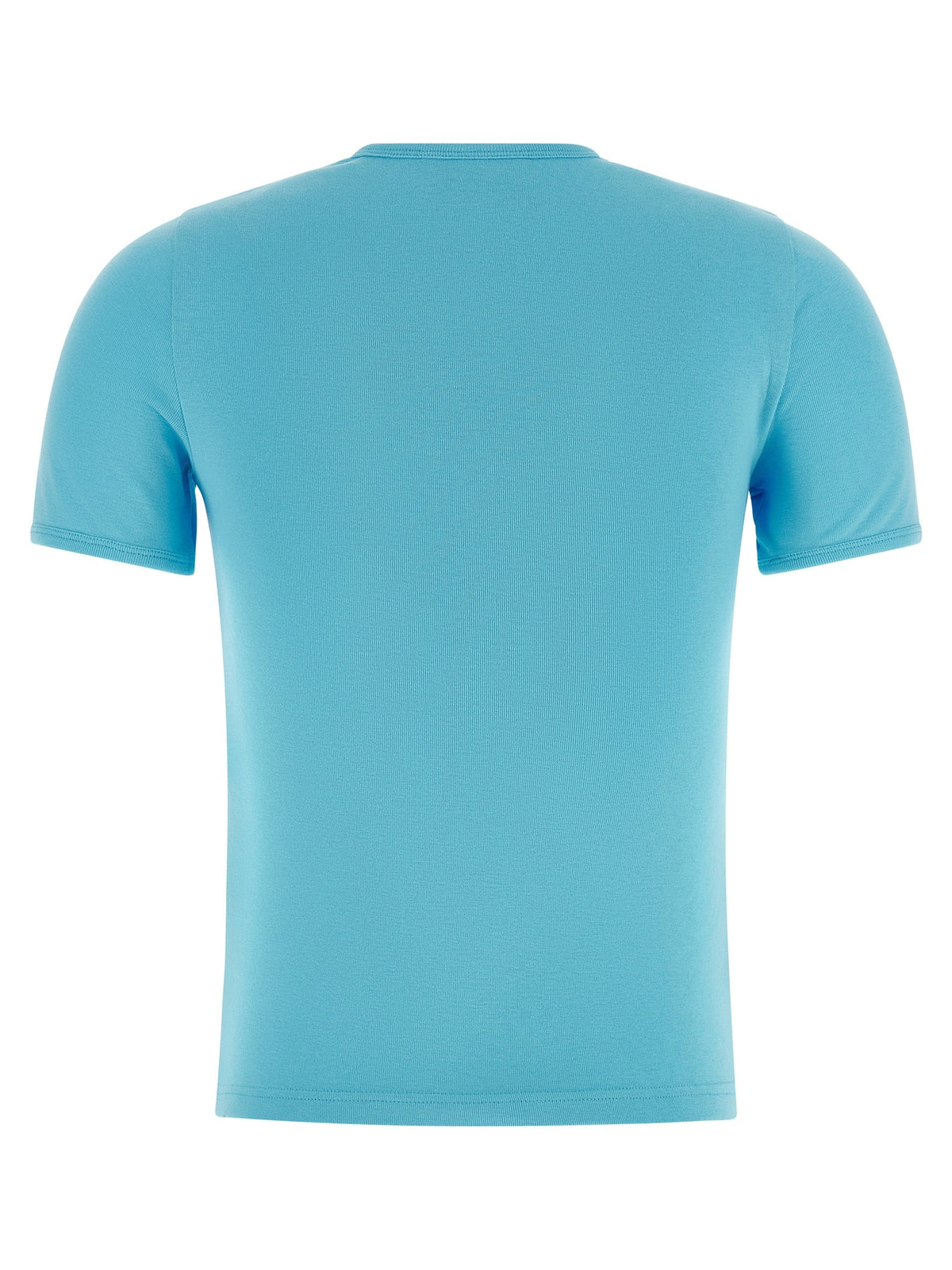 Courrèges Blue Cotton T-Shirt