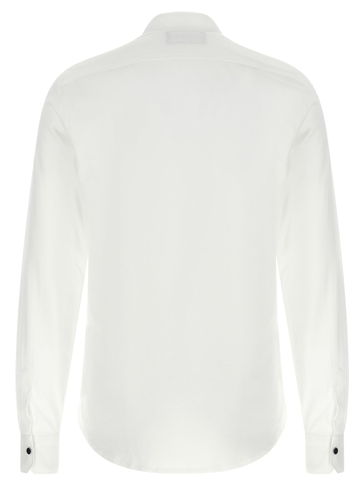 Kiton White Cotton Blouse