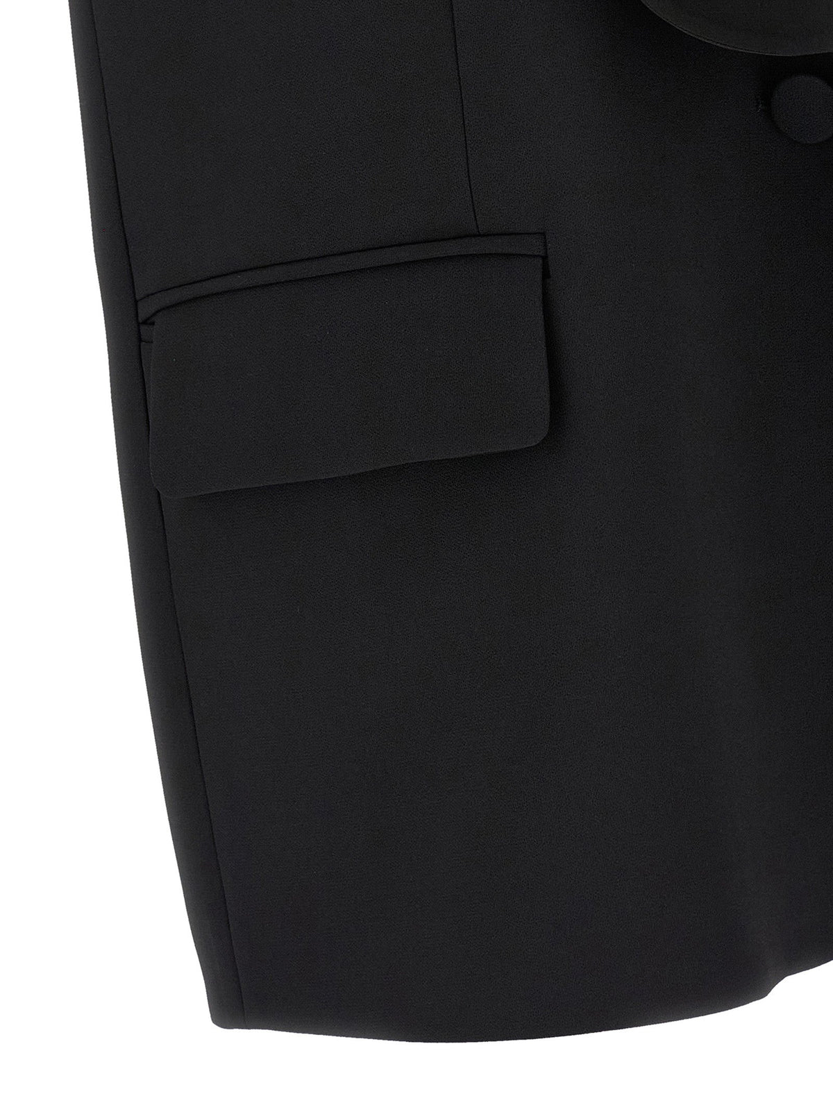 DI.LA3 PARI' Black Viscose Sleeveless Jacket