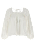 FARM RIO White Cotton Blouse
