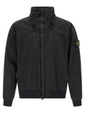 Stone Island Black Polyamide Bomber