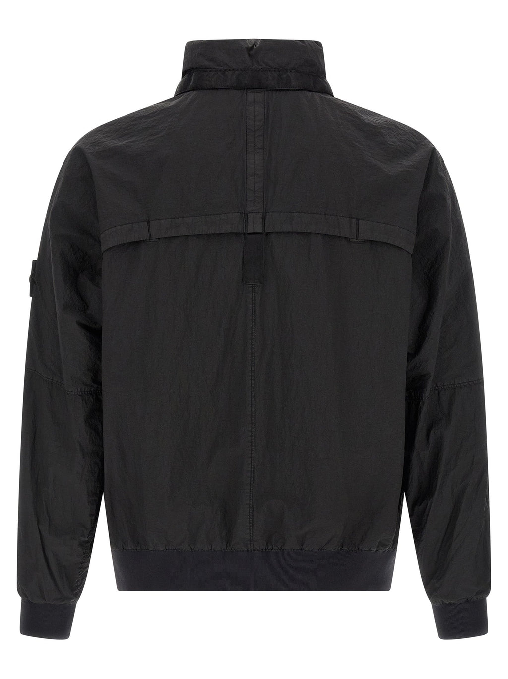 Stone Island Black Polyamide Bomber