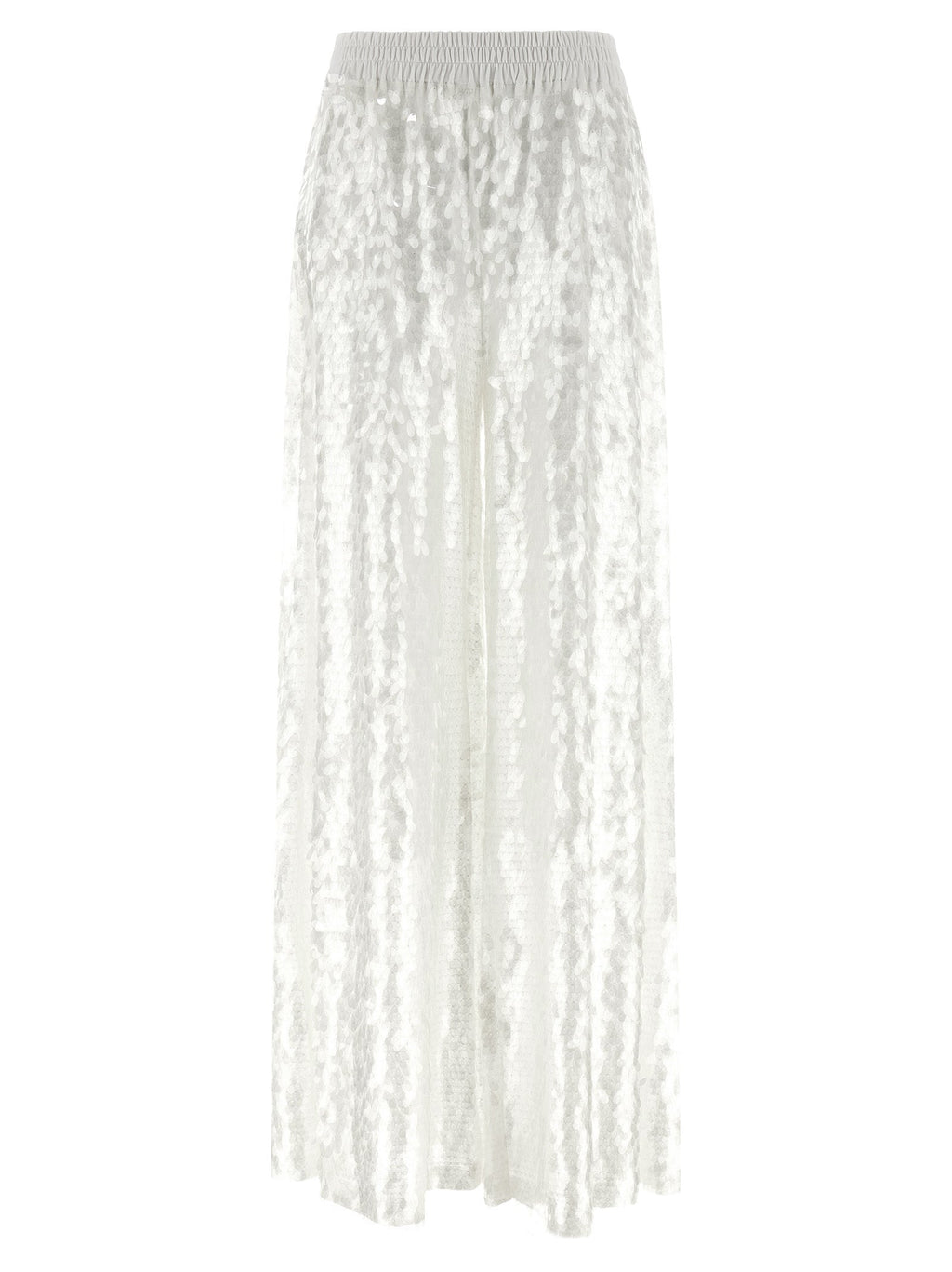 Norma Kamali White Nylon Casual Pants